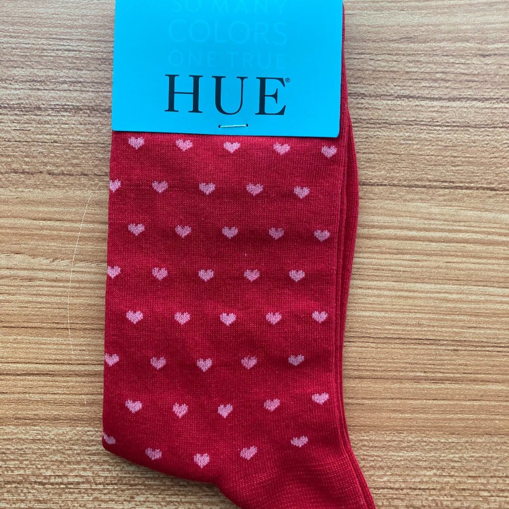 HUE MINI HEARTS  SOCKS--NEW